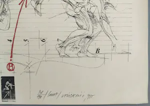 Vladimir Velickovic - Saut - gesigneerde litho kopen? Bied vanaf 20!