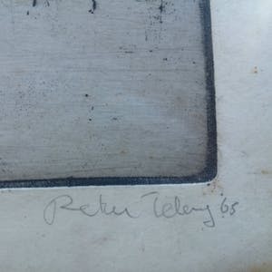 Peter Teeling - Winterlandschap Zaandam - vroege ets uit 1965 kopen? Bied vanaf 50!