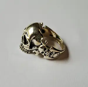 nieuwe mooie Keith Richards Skull herenring, kopen? Bied vanaf 65!