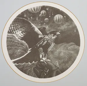 Gerbrand Bierenga - Litho, Enkel een gevoel van vliegen kopen? Bied vanaf 1!