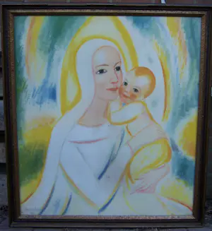 Heinrich Windelschmidt - Madonna met kind. kaufen? Bieten Sie von 60!