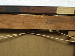 Annie Bruin - Olieverf op doek , Dorpsgezicht Laren? – Lijst, 34 x 44½ cm kopen? Bied vanaf 1!