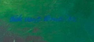 Dick van 't Wout - Olieverf op doek, Landschap I - Ingelijst kopen? Bied vanaf 100!