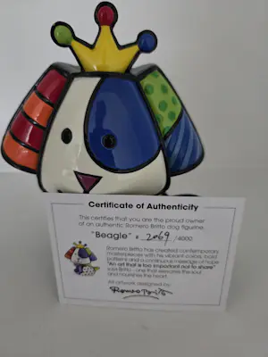Romero Britto - Royalty Dog Beagle kopen? Bied vanaf 79!