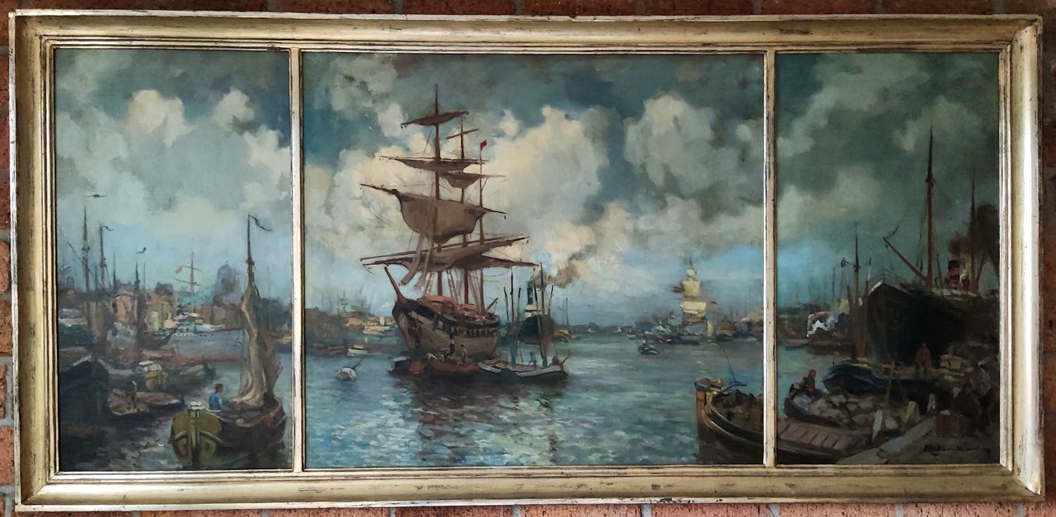 AcheterMartin van Waning - Havengezicht? Enchérissez de 1200!