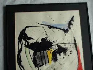 Willem Frijling - Ingelijst, Pastel en inkt , The Jailor Feeling - 1989 kopen? Bied vanaf 40!