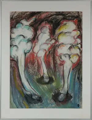 Buy Sophie Mellema - Lot van 7 werken op papier in diverse technieken - Ingelijst? Bid from 60!