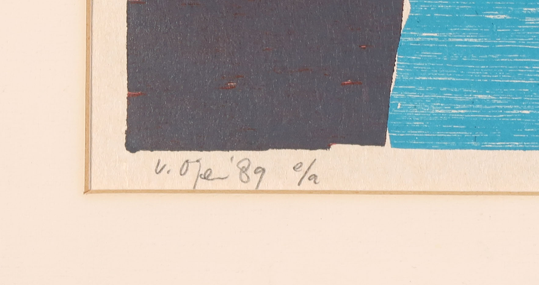 Vincent van Ojen - Houtsnede, Zonder titel kopen? Bied vanaf 1!