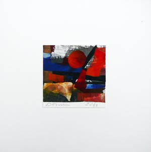 Jan Loman - Geen titel -vlieseline collage- kopen? Bied vanaf 75!