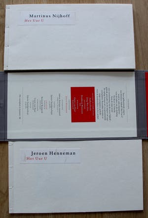 Buy Jeroen Henneman - boekje met 24 zeefdrukken , 1x gesigneerde zeefdruk: "Het Uur U" - 1989? Bid from 155!