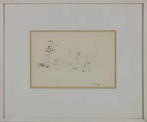 Coen Hennipman - Pentekening op papier, Lot van 10 werken kopen? Bied vanaf 40!