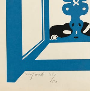 Ton Klop - Kleurenzeefdruk - 1969 - 24/50 - Gesigneerd kopen? Bied vanaf 55!