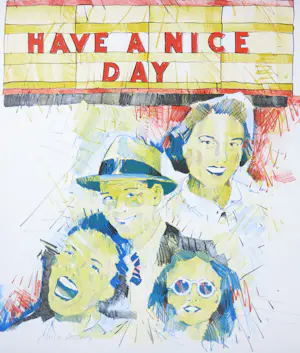 Wolfgang Loesche - Litho, Have a Nice Day kaufen? Bieten Sie von 1!