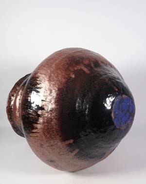 Peter von Hartsvelt Müller - Aardewerk, Bronskleurige bolle vaas (Groot) kopen? Bied vanaf 40!