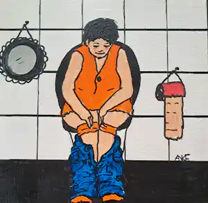 Anke Peddemors - Op de pot oranje vrouw kaufen? Bieten Sie von 33!