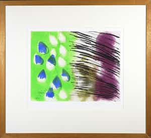 Ger Lataster - Ets, Zonder titel - Ingelijst verkocht voor € 70!