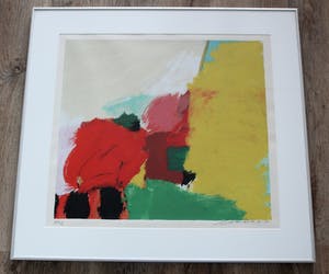 Eugene Brands - ingelijste abstracte zeefdruk - 1993 kopen? Bied vanaf 300!