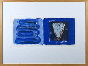 Piet Warffemius - Zeefdruk, Langzaam sneller - Ingelijst verkocht voor € 50!