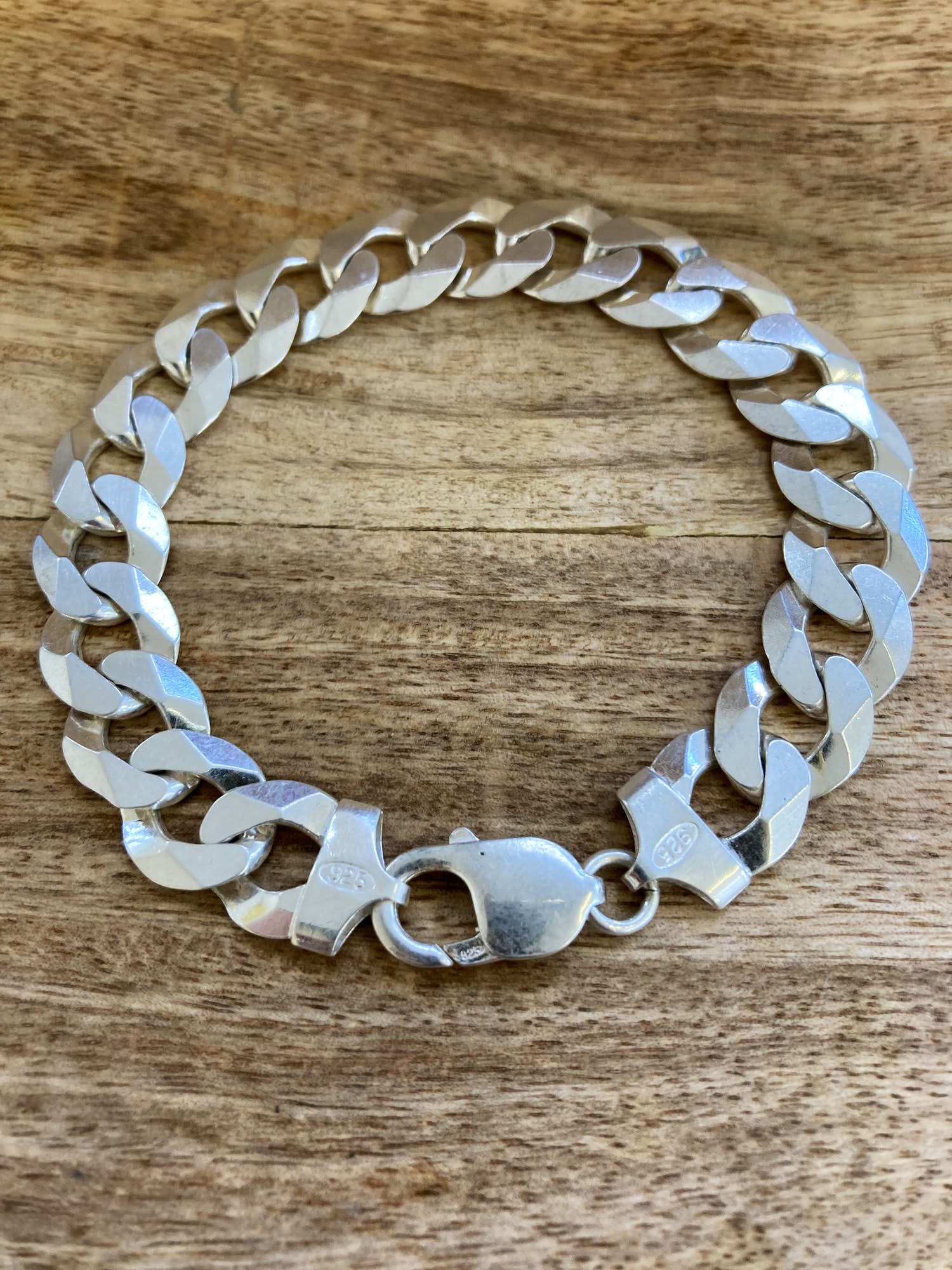 Zilveren geslepen gourmet schakelarmband kopen? Bied vanaf 55!