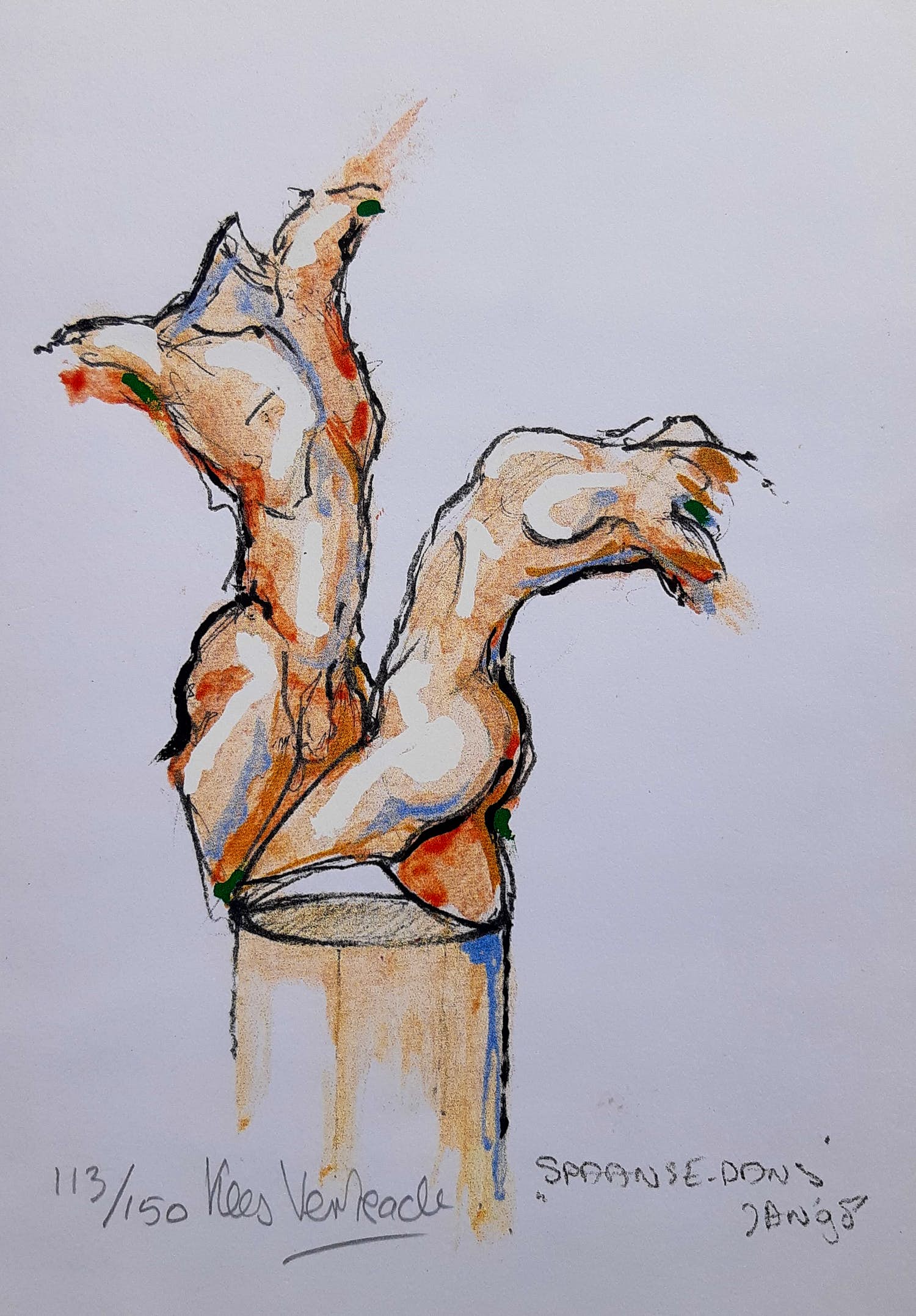 Kees Verkade - Spaanse dans verkocht voor € 70!