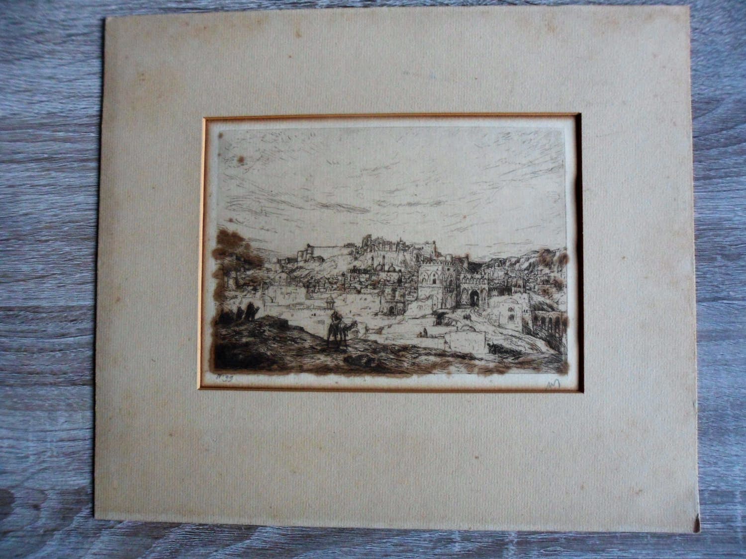 Marius Bauer - Droge naald. Titel, Een stad in het Oosten uit 1898 kopen? Bied vanaf 30!