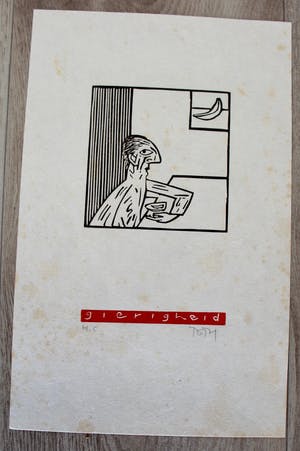 Tom Thijsse - 7 linosneden: de 7 hoofdzonden kopen? Bied vanaf 10!