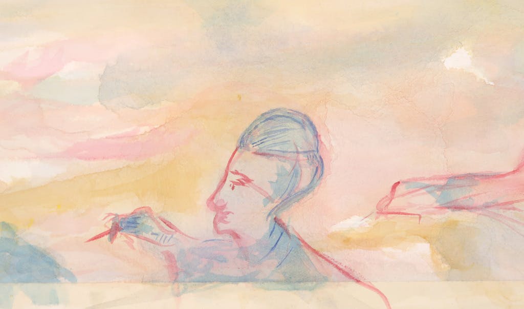 Florence Husen - Florence Husen: Aquarel, Zonder titel kopen? Bied vanaf 1!