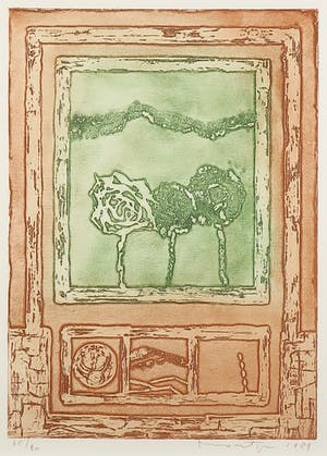 Jan Montyn - Kleurenets, Zomer - Ingelijst kopen? Bied vanaf 1!