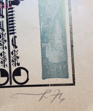 Emile Puettmann - Minipresse Dadaisme /Typografie - Lithografie 1974. kaufen? Bieten Sie von 35!