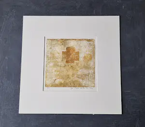 Jan Pieter van den Bos - Eigenzinnig Gronings kunstenaar - gesigneerde E.A. ets - 2006 - Abstract kopen? Bied vanaf 27!