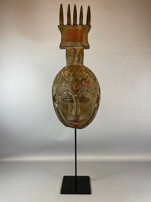 Chokwe - African mask from the Chokwe - Angola kopen? Bied vanaf 45!