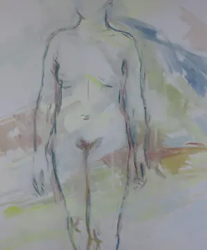 Yvonne Maya Bakker - Acryl op doek, Nomina non valent 2 - Ingelijst kopen? Bied vanaf 60!
