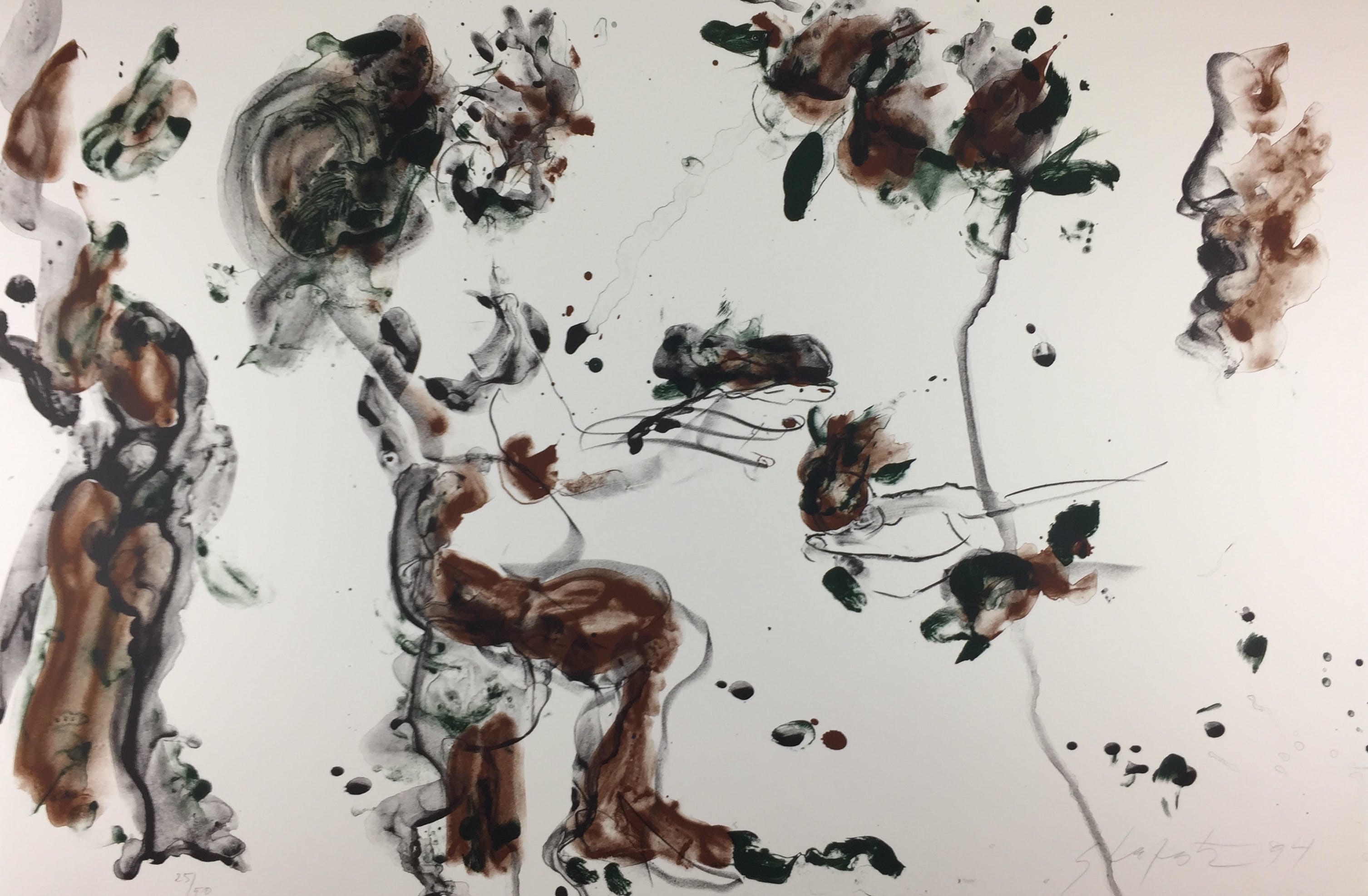 Ger Lataster - kleurenzeefdruk, oplage 50 stuks, 'Het oordeel van Paris', GROOT WERK (80 x 120) verkocht voor € 169!