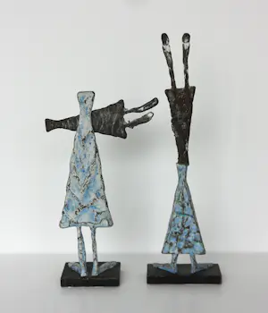 Zihong Zhang - Dancing with my shadow I en II (Brons) kopen? Bied vanaf 200!