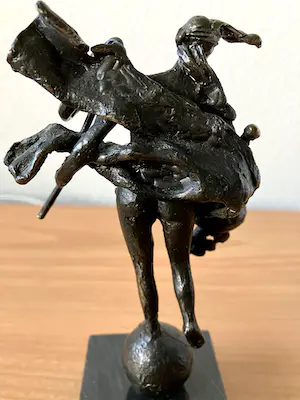 Brons (Onbekend) - Modern beeld " VROUWE FORTUNA " godin toeval of lot. kopen? Bied vanaf 45!