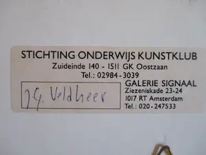 Jaap Veldheer - Ingelijste houtsnede Marken II kopen? Bied vanaf 1!