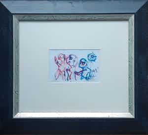 Lotti van der Gaag - ( Laatste keer) Originele tekening uit 1996 verkocht voor € 245!