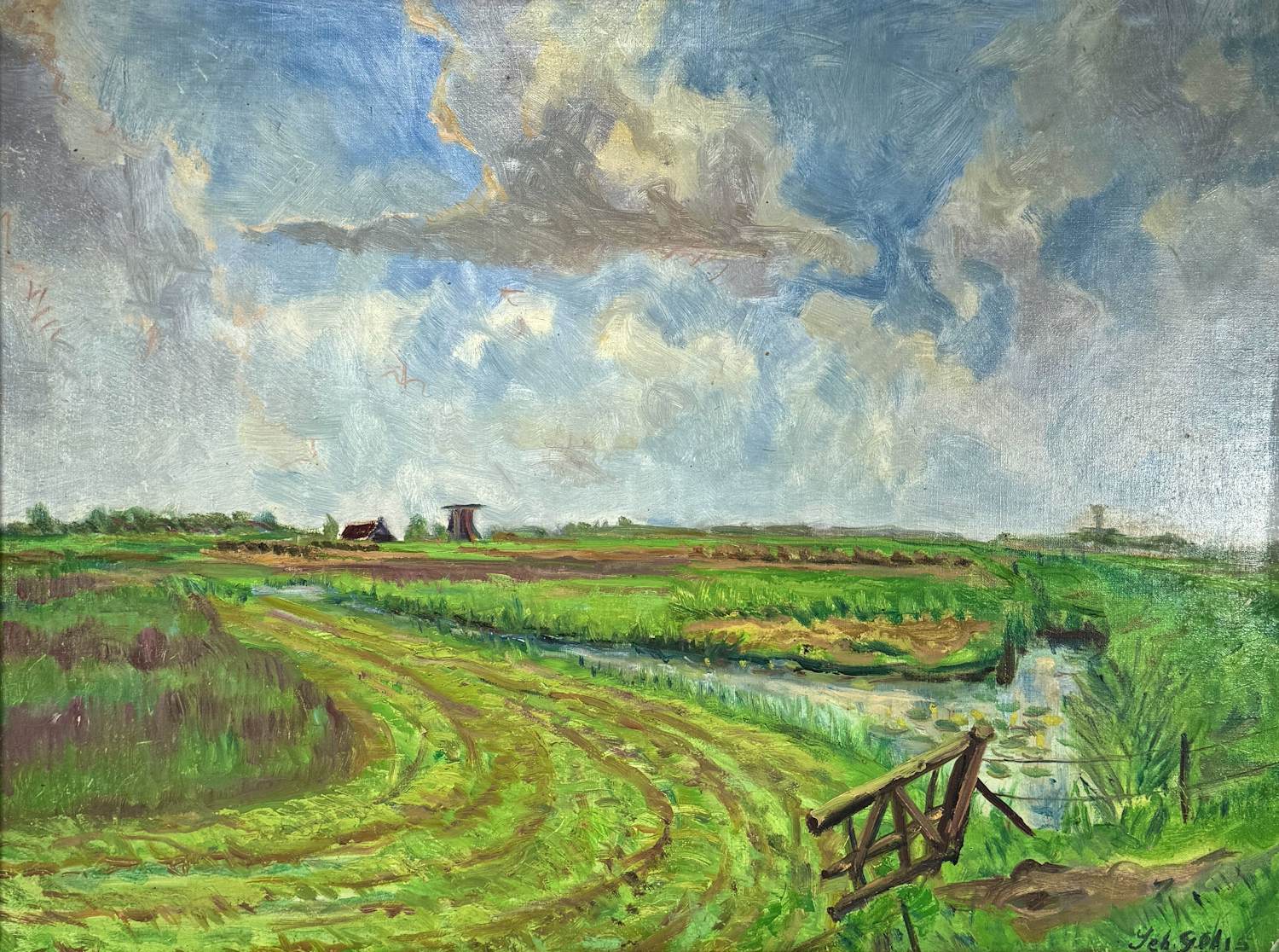 Bas Galis - Groninger landschap kopen? Bied vanaf 225!