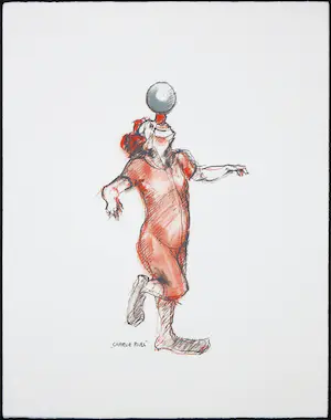 Buy Kees Verkade - Litho, Charlie rivel? Bid from 10!