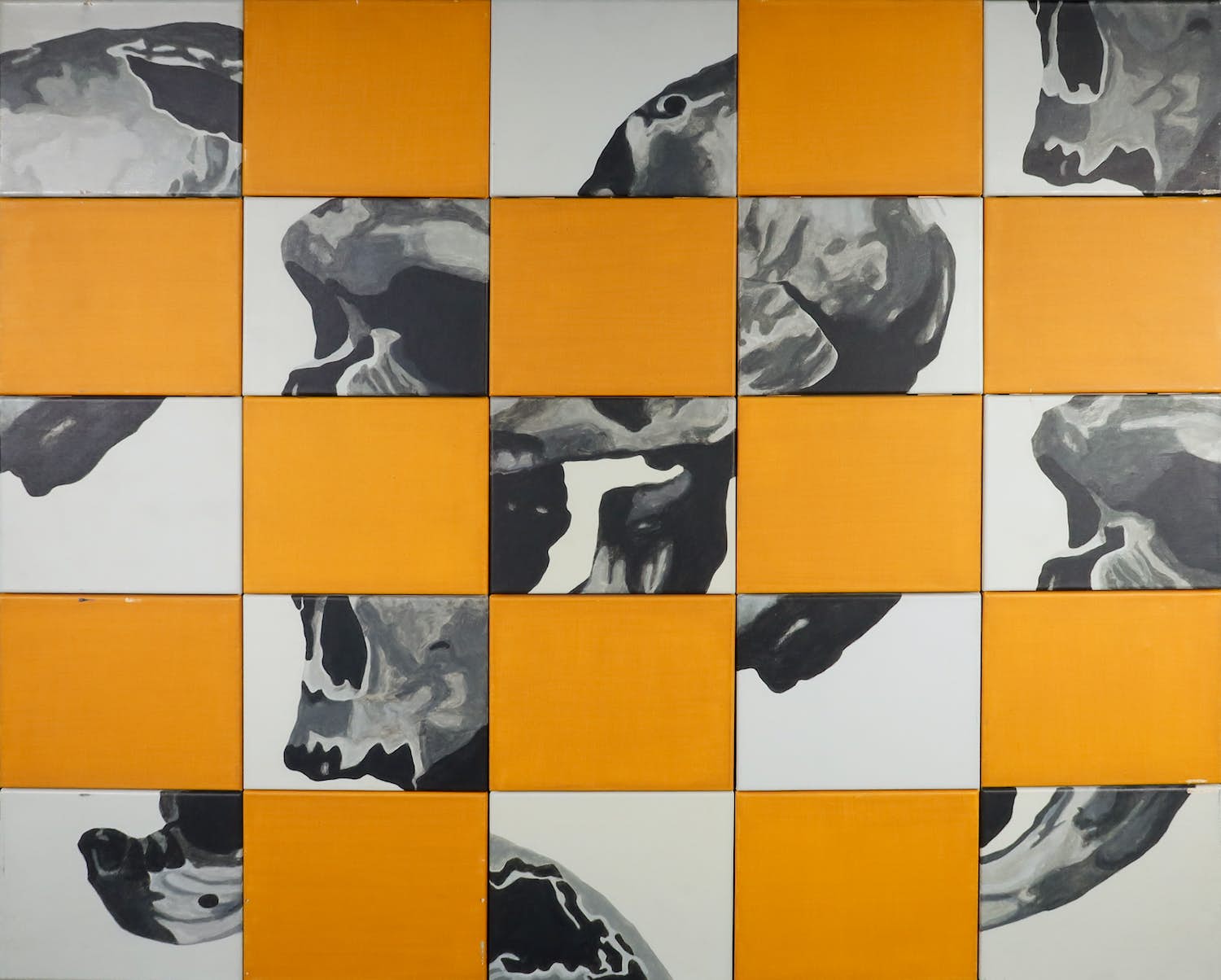 Mark van Overbeeke - Olieverf op doek, Leg-Puzzle (Zeer groot) (met ophangsysteem) kopen? Bied vanaf 1!