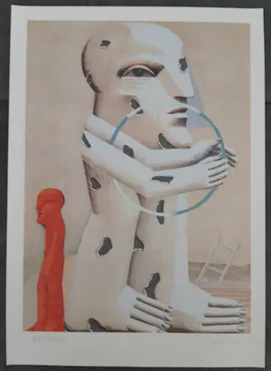 Horst Antes - Kopffüssler, Gefleckte Figur kopen? Bied vanaf 90!