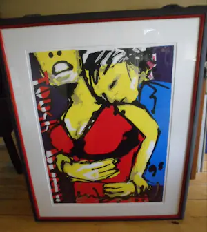 Herman Brood - Kleurenzeefdruk TOUGH BUMP Hand gesigneerd. kaufen? Bieten Sie von 475!