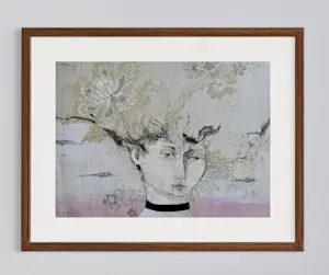 Robert Detheux - Gerahmtes surrealistisches Werk von 1958 kopen? Bied vanaf 250!