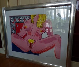 Jan Cremer - Kleurenzeefdruk BALLERINA-P Handgesigneerd in prachtige lijst!!! kopen? Bied vanaf 475!