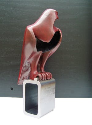 Brons (Onbekend) - Geweldig beeld van roofvogel, levensecht! TOPBEELD. kopen? Bied vanaf 250!