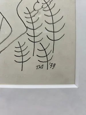 Tinus van Doorn - Centaur. Ingelijst. kopen? Bied vanaf 59!