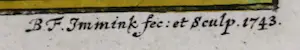 B.F. Immink - Ingekleurde gravure, Het Hof van Valkenberg - Ingelijst kopen? Bied vanaf 50!