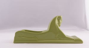 Societe Ceramique - Pateel, 2 Sphinx Asbakken kopen? Bied vanaf 1!