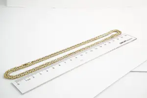 43 - Lang (86cm) 14Krt geel-gouden Konings collier / ketting - gekeurd kopen? Bied vanaf 1230!