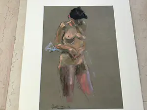 Sim Visser - Vrouw met sluier kopen? Bied vanaf 75!